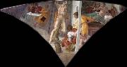 Michelangelo Buonarroti Punishment of Haman Spain oil painting artist